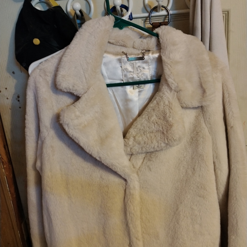 Faux fur coat